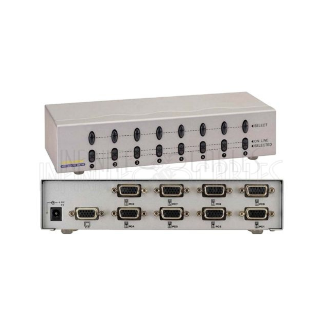 8 PORT VIDEO SWITCH SHARE 1 MONITOR