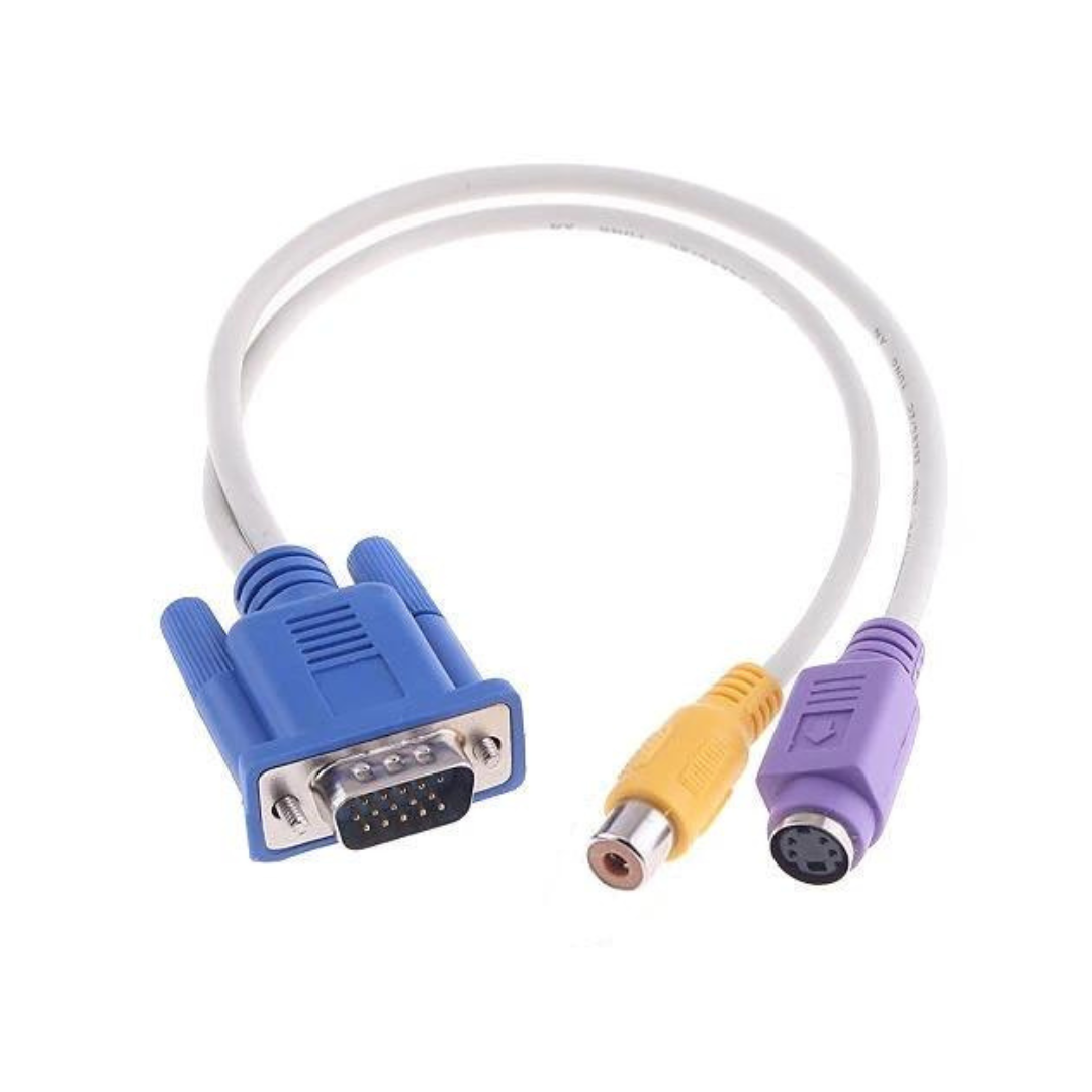 VGA TO 1XRCA & S-VIDEO ADAPTOR