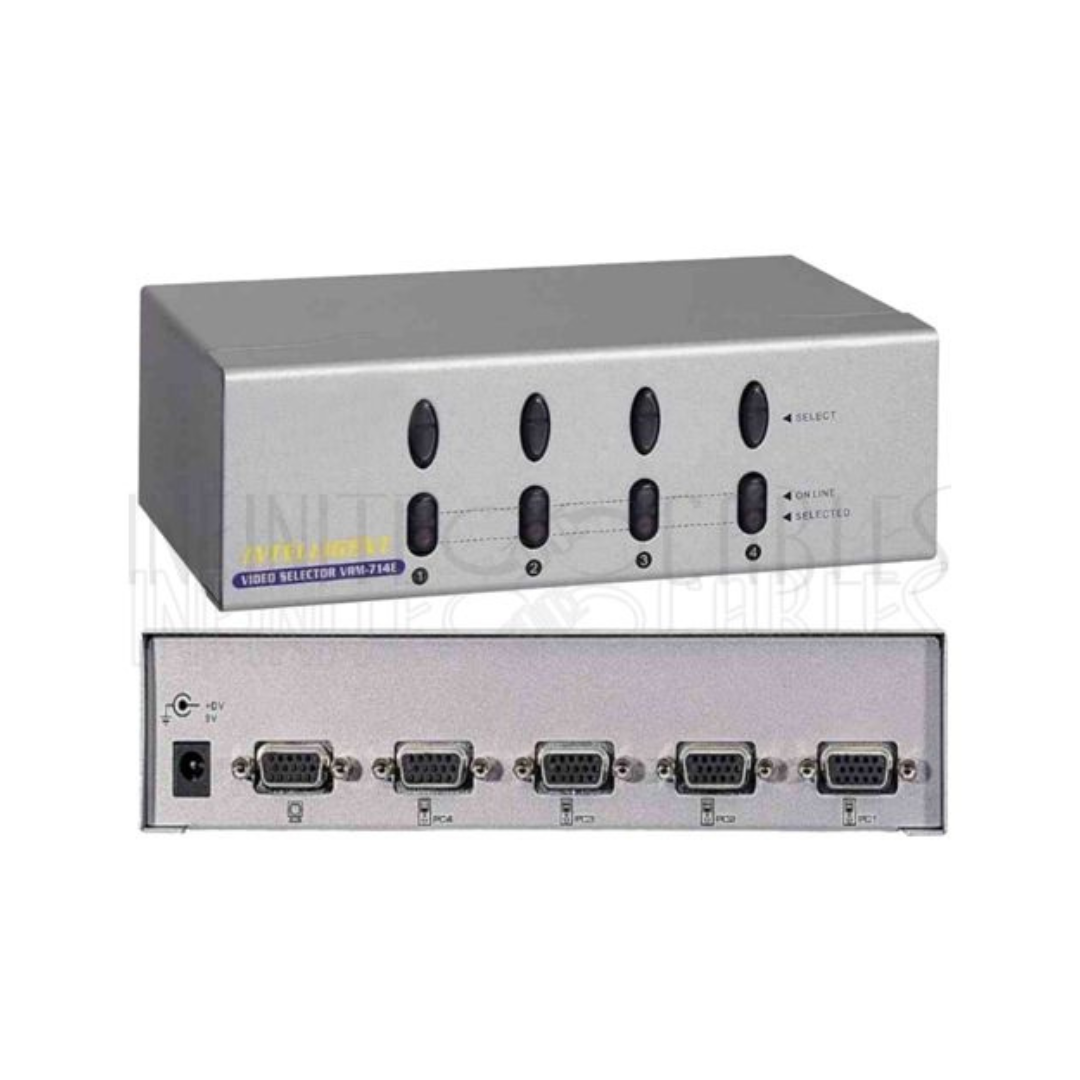 VIDEO SWITCH 4 PCS SHARE 1 MONITOR