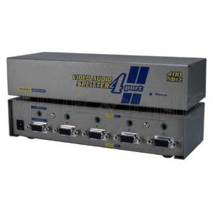 VIDEO/AUDIO SPLITTER 4 PORT